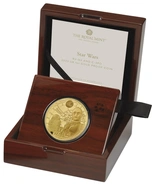 2023 1oz R2-D2 & C-3PO Star Wars Proof Gold Coin Boxed