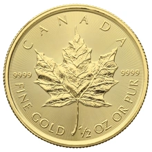 2019 1/2oz Canadian Maple Leaf Gold Coin