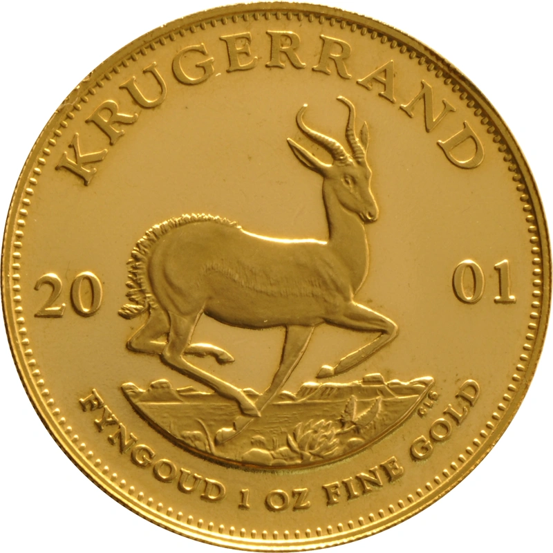 2001 Proof Krugerrand Gold Coin 1oz