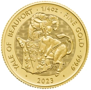 2023 Yale of Beaufort Gold Coin Tudor Beasts 1/4oz
