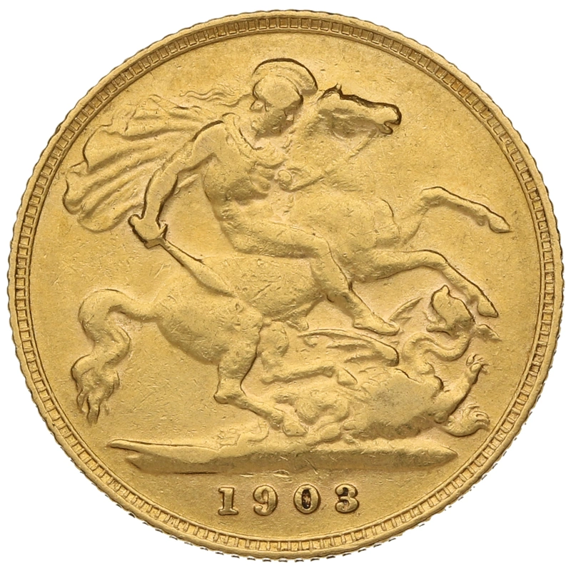 1903 Gold Half Sovereign Edward VII