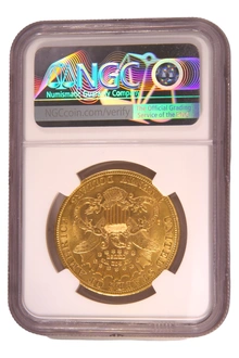 1903 $20 Gold Coin Double Eagle Liberty Head Philadelphia NGC MS62