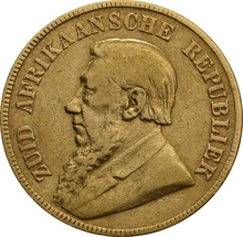 1896 1 Pond Gold Coin South Africa