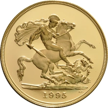 1995 Proof Gold Sovereign 4 Coin Set Boxed