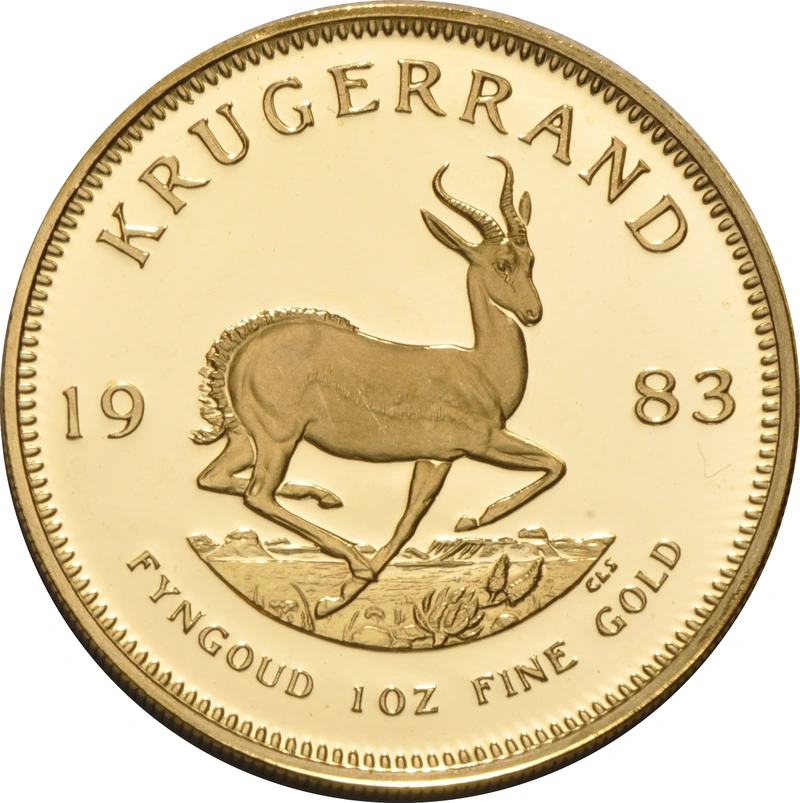 1983 Proof Krugerrand Gold Coin 1oz