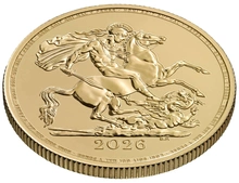 2026 £2 Coin Gold Double Sovereign Coin