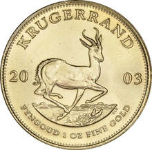 2003 Krugerrand Gold Coin 1oz