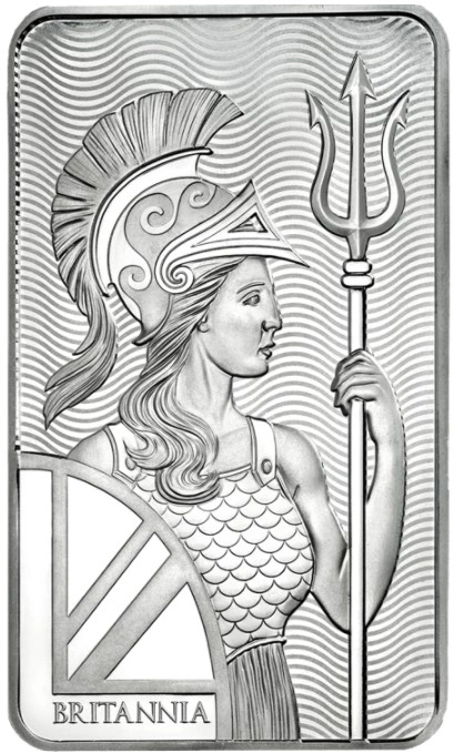 10oz Silver Bar Britannia Minted
