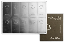 10 x 10g Silver Bar CombiBar