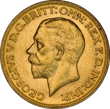 1931 Gold Sovereign Coin George V Melbourne NGC AU58