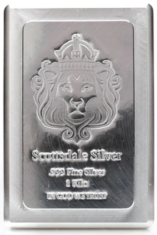 1kg Silver Stacker Bar Scottsdale