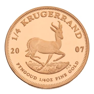 2007 Proof 1/4oz Krugerrand Gold Coin