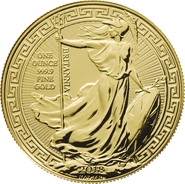 2018 Gold Britannia Coin 1oz Oriental Border