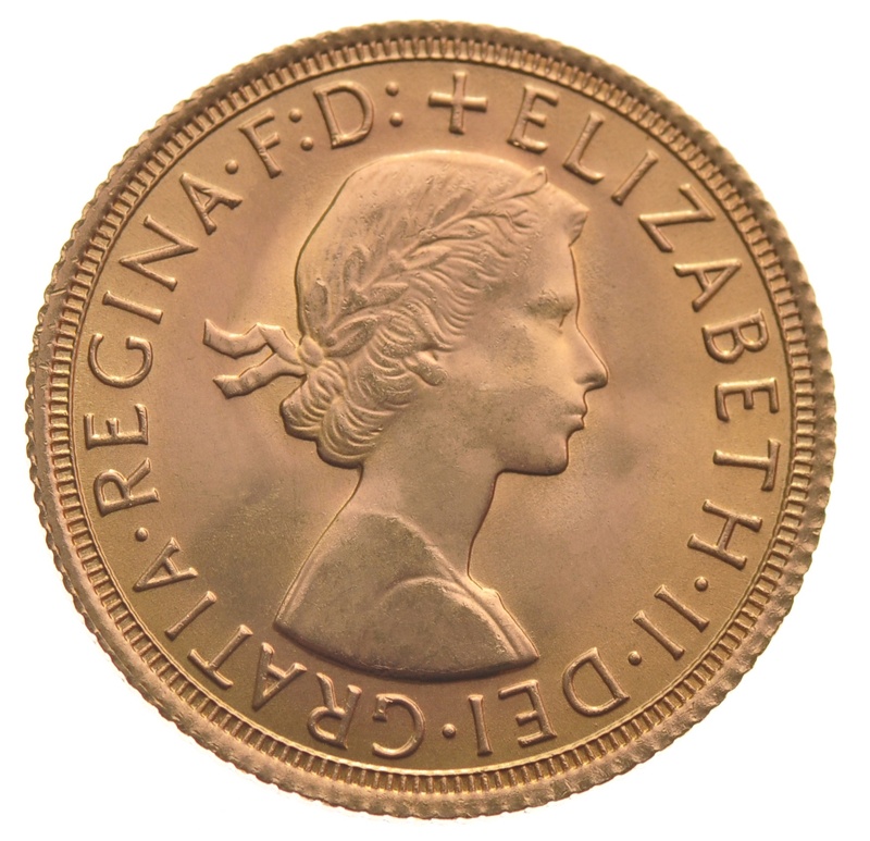 1953 Gold Half Sovereign