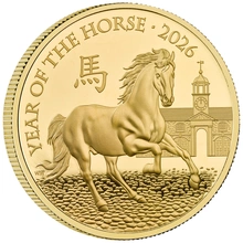 2026 Royal Mint 1oz Year of the Horse Proof Gold Coin Boxed