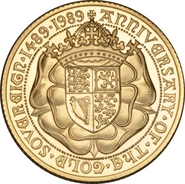 1989 Proof Gold Sovereign Coin Elizabeth II