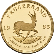 1983 Proof Krugerrand Gold Coin 1oz