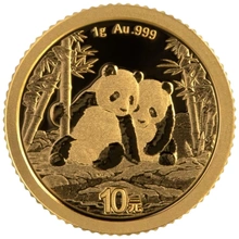 2026 1g Chinese Panda Gold Coin