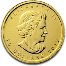 2012 1/2oz Canadian Maple Leaf Gold Coin