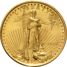 1999 1/10oz American Eagle Gold Coin