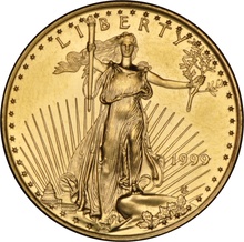 1999 Quarter Ounce Eagle Gold Coin