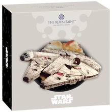 2024 1oz Millennium Falcon Star Wars Proof Gold Coin Boxed