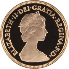 1984 Proof Gold Half Sovereign Boxed