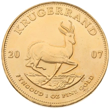 2007 Krugerrand Gold Coin 1oz