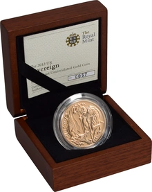 2012 Gold £5 Coin Brilliant Uncirculated Boxed