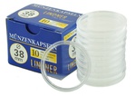 Lindner 38mm 1oz Silver Coin Capsules (10 Box)