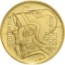 2003 Proof Gold Britannia 3 Coin Set Boxed