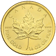 2020 1/4oz Canadian Maple Leaf Gold Coin