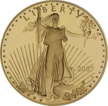 2007 Proof American Eagle Gold Coin 1oz