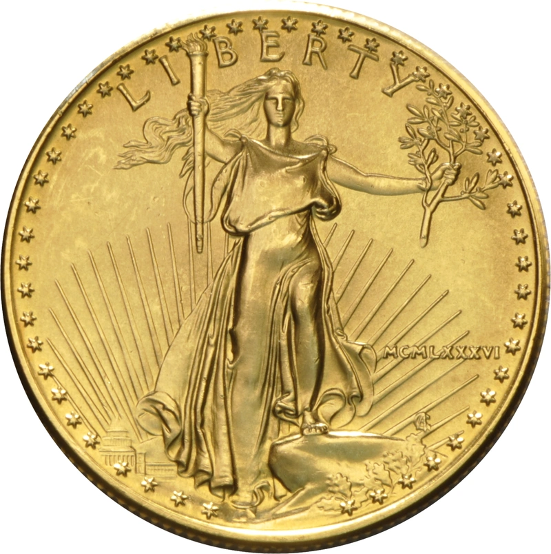 1986 1/2oz American Eagle Gold Coin MCMLXXXVI