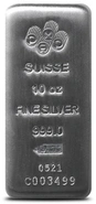 10oz Silver Bar PAMP Cast