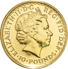 2007 1/10oz Gold Britannia Coin