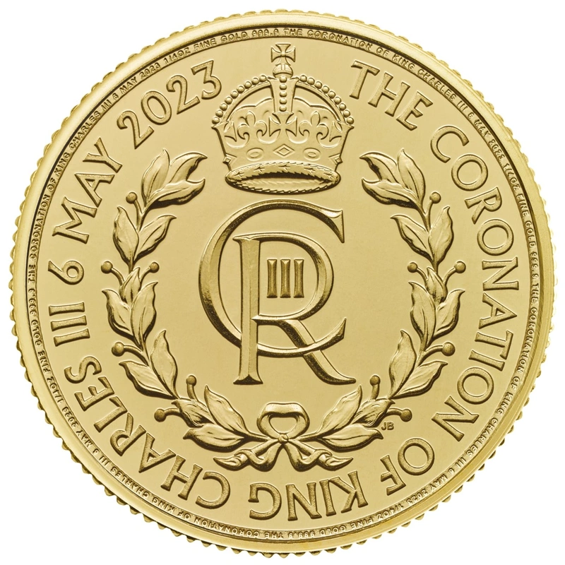 2023 King Charles III Coronation Gold Coin £25 1/4oz