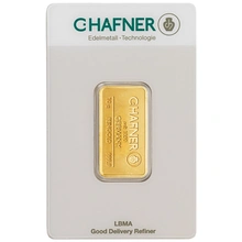 10g Gold Bar C. Hafner Minted