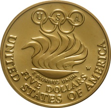 1988 Olympic Games - American Gold Half Eagle $5