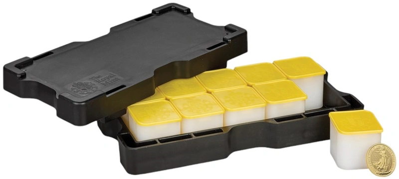 Monster Box of 100 2025 Britannia 1oz Gold Coins