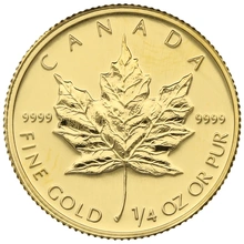 2008 1/4oz Canadian Maple Leaf Gold Coin
