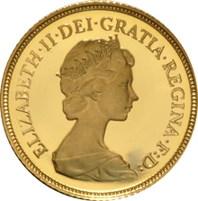 1984 Proof Gold Half Sovereign Elizabeth II Decimal Head
