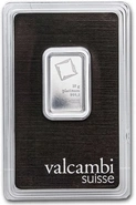 10g Platinum Bar Valcambi Minted