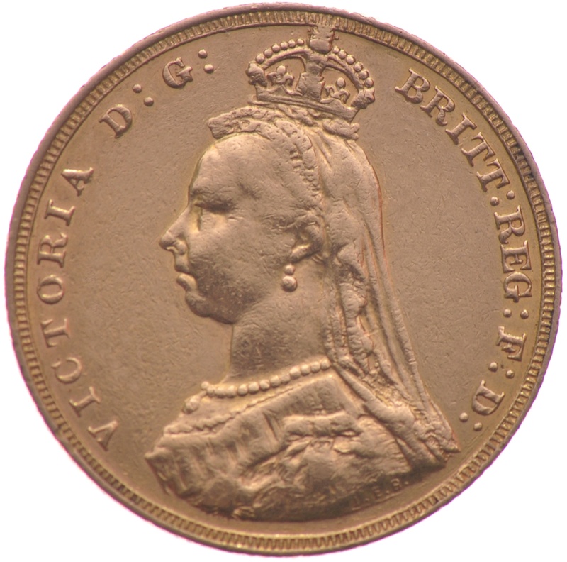 1888 Gold Half Sovereign