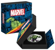 2023 Proof Incredible Hulk Silver Coin 1oz Boxed