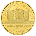 2021 Half Ounce Austrian Gold Philharmonic Coin