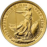 2018 1/4oz Gold Britannia Coin