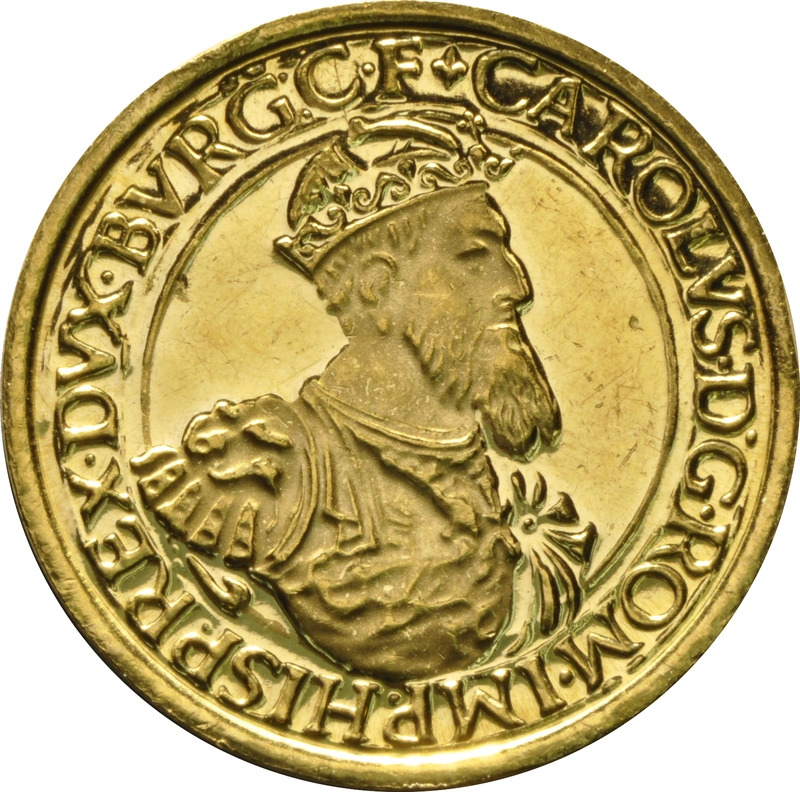 1987 Belgian 50 ECU Gold Coin