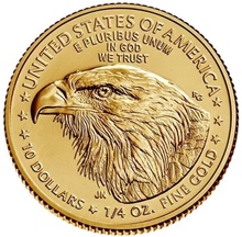 2021 Quarter Ounce American Eagle Gold Coin Type II