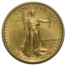 1991 1/10oz American Eagle Gold Coin MCMXCI